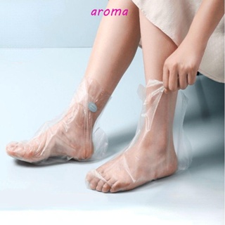 Aroma ผ้าคลุมเท้า แบบใช้แล้วทิ้ง สําหรับโรงแรม แช่เท้า ป้องกันการติดเชื้อ ลองกับรองเท้า