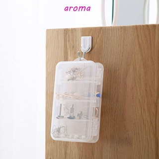 Aroma กล่องพลาสติกใส สําหรับใส่เครื่องประดับ เครื่องสําอาง