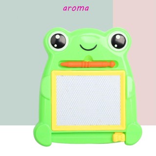 Aroma กระดานวาดภาพแม่เหล็ก พร้อมปากกา ลบได้ ของขวัญวันเกิด สําหรับเด็ก แท็ปเล็ตเขียน รูปสัตว์