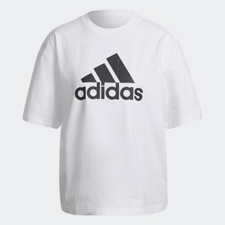 adidas ไลฟ์สไตล์ เสื้อยืด Future Icons Badge of Sport ผู้หญิง สีขาว HC6358