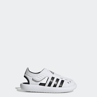 adidas ว่ายน้ำ รองเท้าแตะลุยน้ำแบบปิดนิ้ว Summer เด็ก สีขาว GW0387