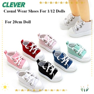 Clever รองเท้าผ้าใบแฟชั่น 20 ซม. สําหรับตุ๊กตา DIY