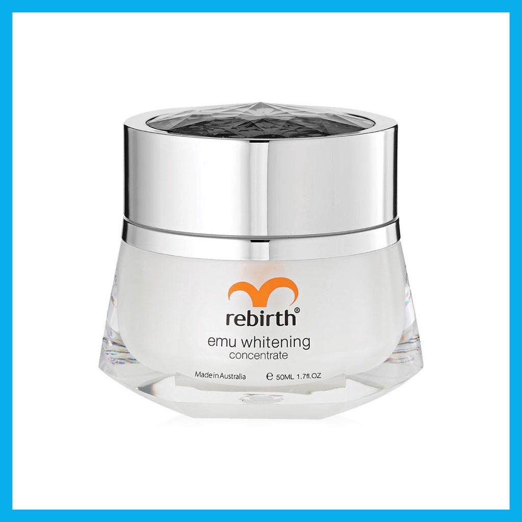 ครีมรีเบิร์ท-rebirth-emu-whitening-concentrate-50ml-จากส่วนประกอบของอีมู-ออยล์เข้มข้น-เหมาะสำหรับทากลางคืน