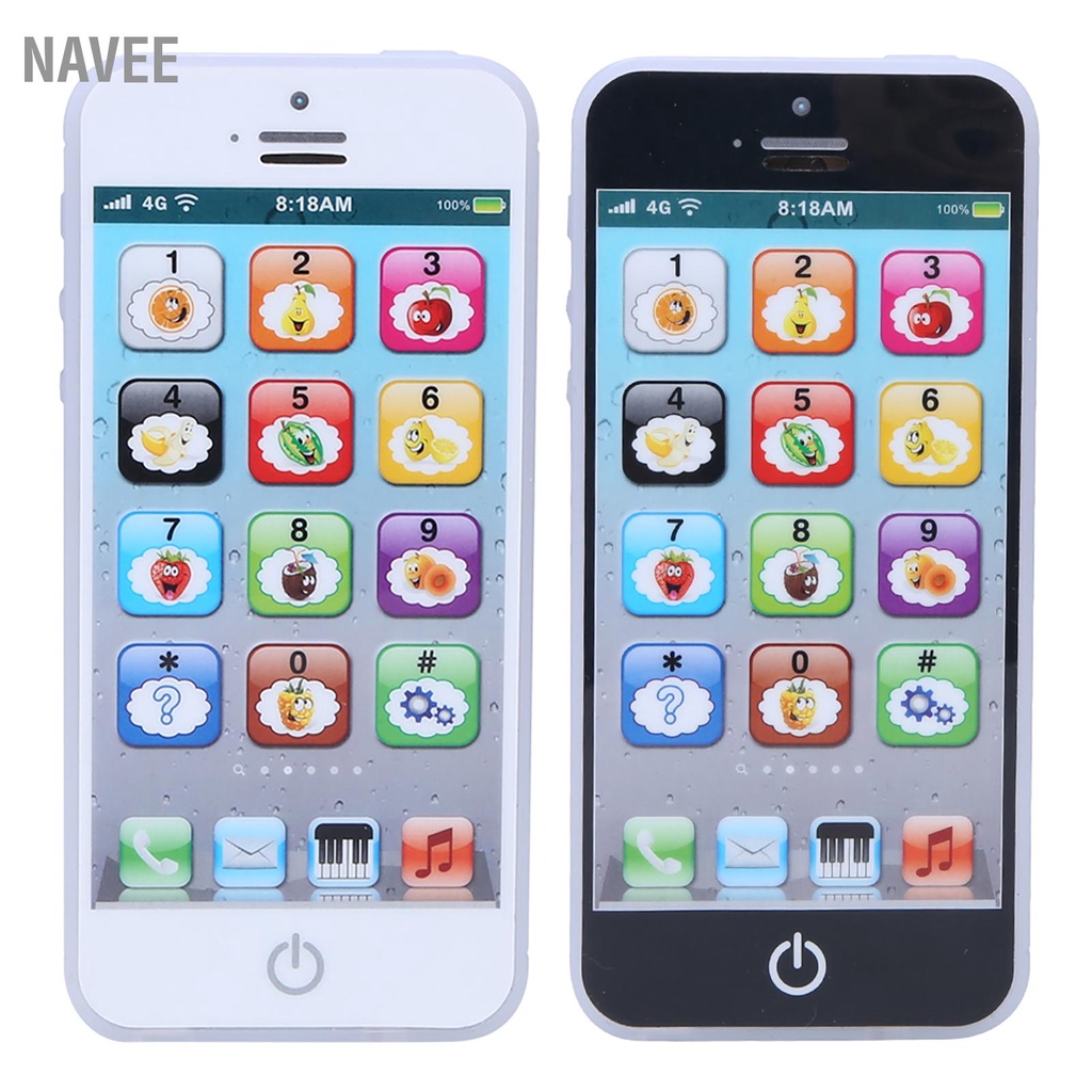 navee-เครื่องเรียนรู้ภาษาอังกฤษสำหรับเด็กเพลงแสงหน้าจอสัมผัสโทรศัพท์มือถือของเล่นพัฒนาการเด็กปฐมวัย