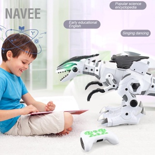 NAVEE RC ไดโนเสาร์หุ่นยนต์ของเล่นโปรแกรม Interactive รีโมทคอนโทรล ไดโนเสาร์รุ่น