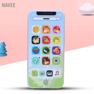 NAVEE Baby Light Music โทรศัพท์มือถือจำลองโทรศัพท์มือถือของเล่นเด็กการศึกษาการเรียนรู้เครื่อง