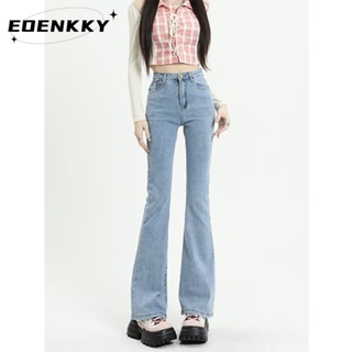 EOENKKY  กางเกงขายาว กางเกงยีสน์ผู้หญิง ทรงหลวม ๆ ตรง Retro Hip Hop Pants 2023 NEW Style  Korean Style Beautiful สวย สบาย A97L81R 36Z230909