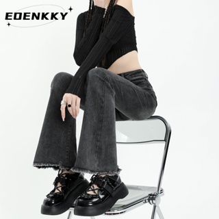 EOENKKY  กางเกงขายาว กางเกงยีสน์ผู้หญิง ทรงหลวม ๆ ตรง Retro Hip Hop Pants 2023 NEW Style  Stylish ทันสมัย สวย Comfortable A97L32K 36Z230909