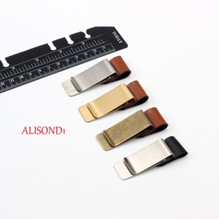 Alisond1 ที่ใส่ปากกา หลวม ใบไม้ ไดอารี่ โน้ตบุ๊ก โลหะ ที่คั่นหนังสือ กระดาษ โฟลเดอร์ สเตนเลส อุปกรณ์สํานักงาน คลิปบันทึก