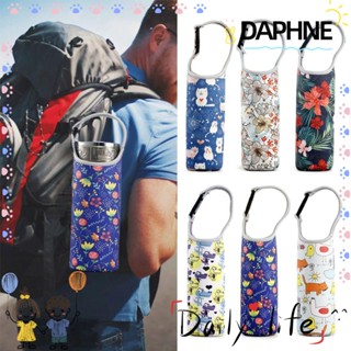 Daphne ปลอกหุ้มขวดน้ํา ด้ามจับนิ่ม แบบพกพา มีประสิทธิภาพ อุปกรณ์เสริม สําหรับตั้งแคมป์กลางแจ้ง