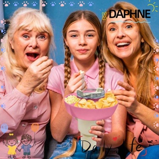 Daphne ที่วางแก้วพลาสติก สีชมพู สีขาว สีฟ้า สีส้ม สําหรับปิกนิก ขนมขบเคี้ยว ผลไม้