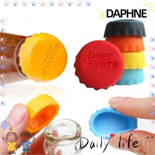 Daphne 24 ชิ้น / เซต ฝาขวด สีแคนดี้ บาร์ อุปกรณ์เสริม ปลั๊กฝุ่น โซดา เบียร์ ฝาขวดไวน์ ซิลิโคน ฝาครอบ รักษาความสด