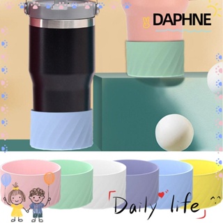 Daphne ฝาครอบด้านล่างแก้ว ป้องกันฉนวนกันความร้อน ขวดซิลิโคน ฐานวางแก้ว ขวด