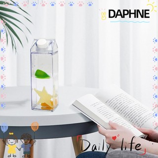 Daphne ขวดน้ําดื่มพลาสติก ทรงสี่เหลี่ยม ขนาด 500 มล. 1000 มล. สําหรับออกกําลังกายกลางแจ้ง