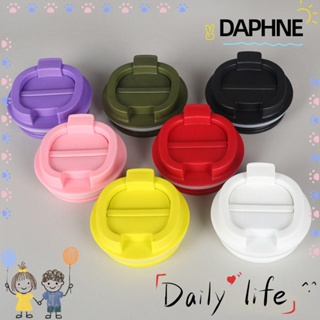 Daphne ฝาครอบขวดน้ํา พลาสติก หลากสี แบบพกพา ใช้ซ้ําได้ แบบเปลี่ยน สําหรับเดินทาง