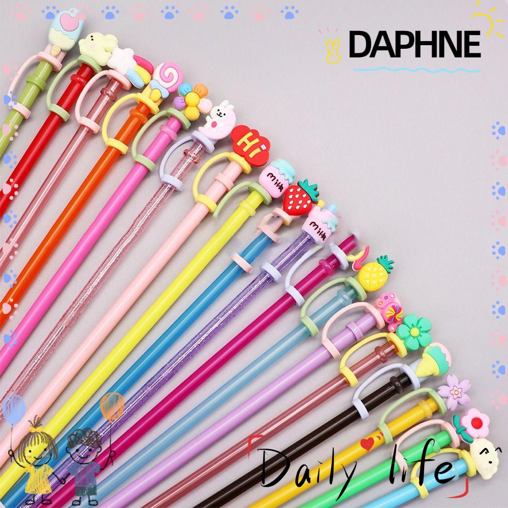 daphne-จุกซิลิโคนปิดหลอด-กันฝุ่น-ใช้ซ้ําได้-อุปกรณ์เสริม-สําหรับปิดแก้วน้ํา