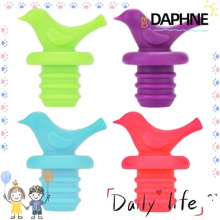 Daphne จุกปิดขวดไวน์ รูปนก กันรั่วซึม สําหรับปิดขวดเครื่องดื่ม 5 ชิ้น