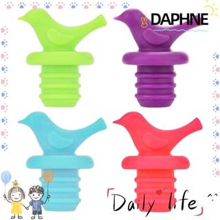 Daphne จุกปิดขวดไวน์ รูปนก กันรั่วซึม สําหรับปิดขวดเครื่องดื่ม 5 ชิ้น