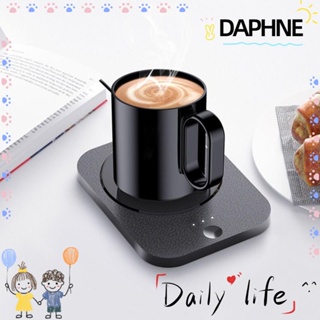 Daphne แผ่นทําความร้อน USB DC 5V แบบพกพา สําหรับอุ่นแก้วกาแฟ