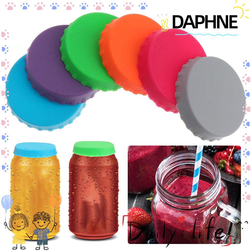 daphne-6-ชิ้น-ซิลิโคน-โซดา-ฝากระป๋อง-บาร์-เครื่องดื่ม-จุก-สามารถนํากลับมาใช้ใหม่ได้