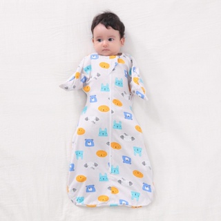 Spot second hair# newborn anti-jumping infant sleeping bag four seasons universal comfort sleeping bag baby cotton breathable anti-scratch face clothing 8.cc