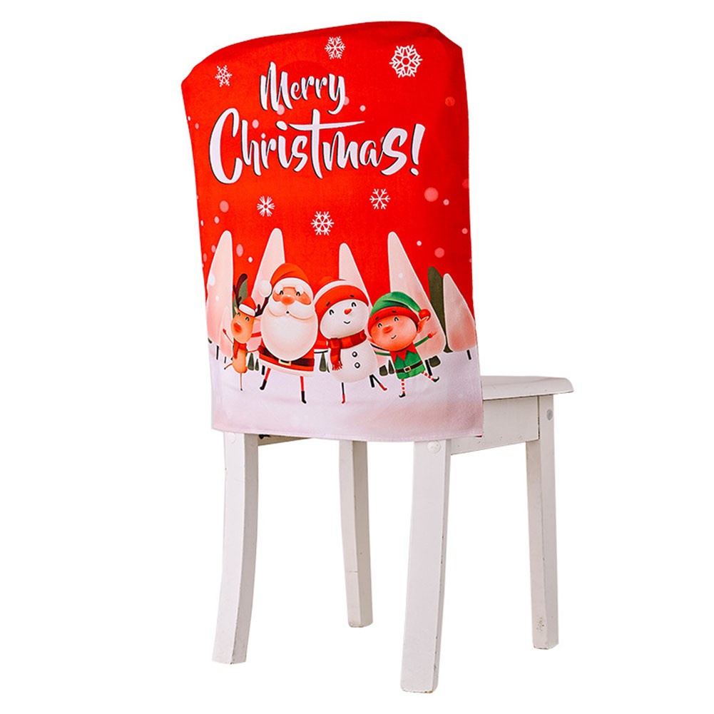 christmas-ผ้าคลุมเก้าอี้-ลายภาษาอังกฤษ-สีแดง-สําหรับผู้สูงอายุ-ตกแต่งคริสต์มาส