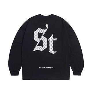 เสื้อยืดลําลอง แขนยาว คอกลม ผ้าฝ้าย แฟชั่นฤดูใบไม้ร่วง สําหรับผู้ชาย