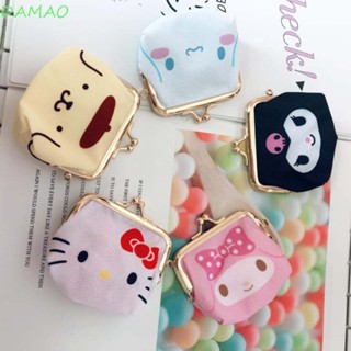 Damao กระเป๋าสตางค์ กระเป๋าใส่เหรียญ ขนาดเล็ก ลาย My Melody Cinnamoroll Kuromi สําหรับผู้หญิง