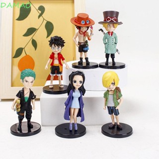 Damao โมเดลฟิกเกอร์ PVC รูปการ์ตูนอนิเมะ Luffy Ace Roronoa Hancoc ของเล่น สําหรับเก็บสะสม