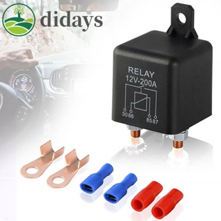 【DIDAYS Premium Products】สตาร์ทเตอร์แบตเตอรี่ 12V 200A แบบชาร์จ สําหรับรถยนต์ รถบรรทุก เรือ