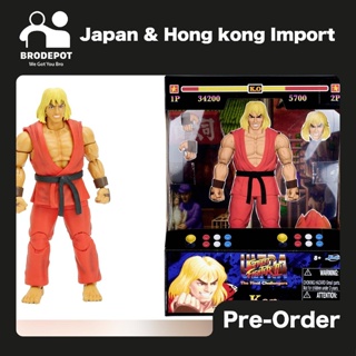 [Pre-order:2024-Q1] JADA TOYS 6" Action Figure ULTRA STREET FIGHTER II Wave 2 Ken Masters