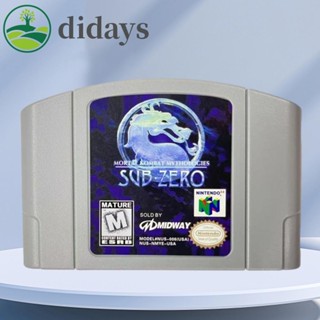 【DIDAYS Premium Products】N64 การ์ดเกมภาษาอังกฤษ ของเล่น ของขวัญ สําหรับเด็ก