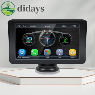 【DIDAYS Premium Products】เครื่องเล่นมัลติมีเดียไร้สาย WiFi 7 นิ้ว สําหรับรถยนต์ Android