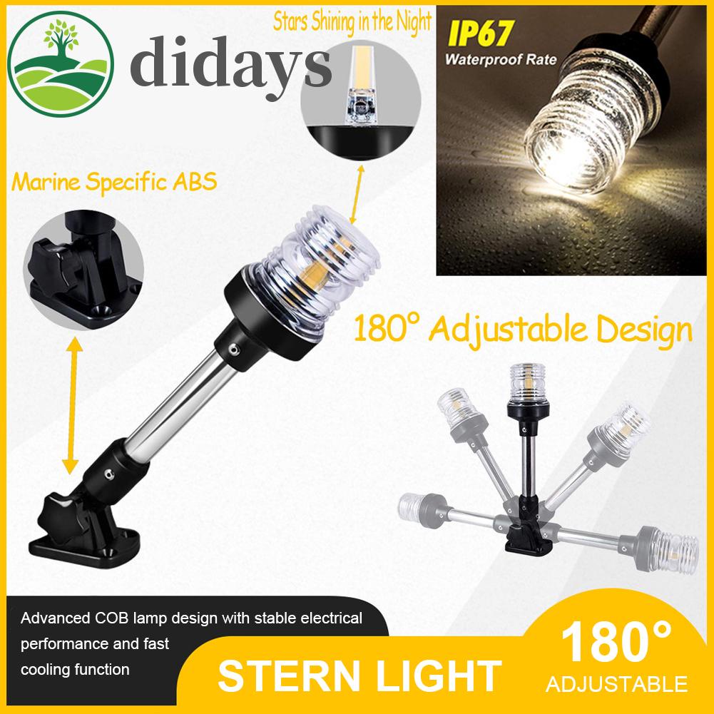 didays-premium-products-ไฟ-led-12v-หมุนได้-360-องศา-สีขาว-สําหรับเรือยอร์ช-เรือ-บาร์จ-และการ์ตูน