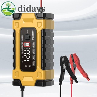 【DIDAYS Premium Products】เครื่องชาร์จแบตเตอรี่รถยนต์อัตโนมัติ 12V 10A