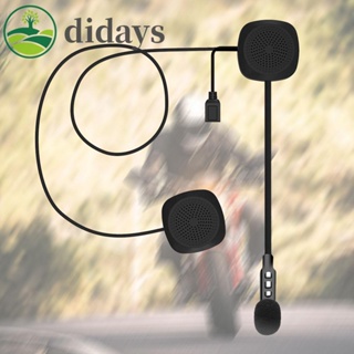 【DIDAYS Premium Products】เครื่องเล่นเพลง MP3 บลูทูธ 5.0 แฮนด์ฟรี สําหรับหมวกกันน็อค