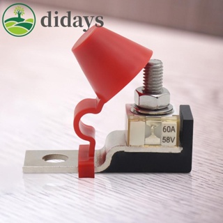 【DIDAYS Premium Products】กล่องฟิวส์แบตเตอรี่ 30A-300A พร้อมแหวนฟิวส์ 58V สําหรับเรือแครน RV