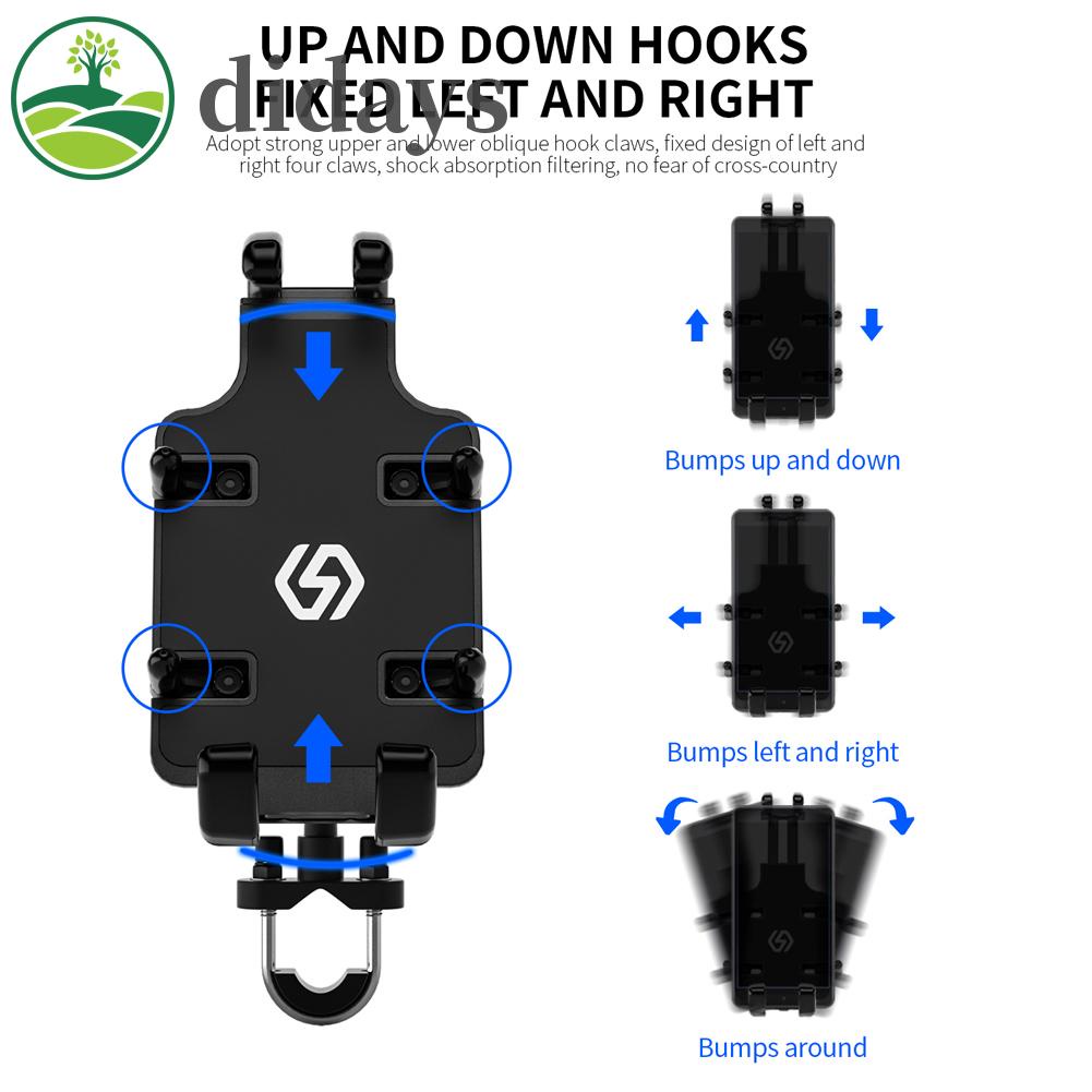 didays-premium-products-ที่วางโทรศัพท์มือถือ-ติดรถจักรยาน-สําหรับ-atv-พร้อมกรงเล็บ