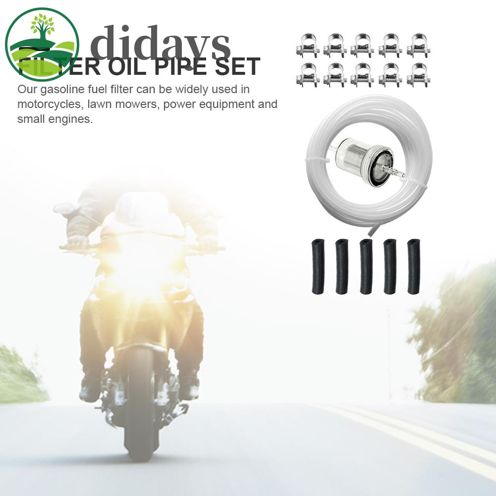 didays-premium-products-ชุดแคลมป์กรองน้ํามัน-5-เมตร-สําหรับรถยนต์-รถจักรยานยนต์