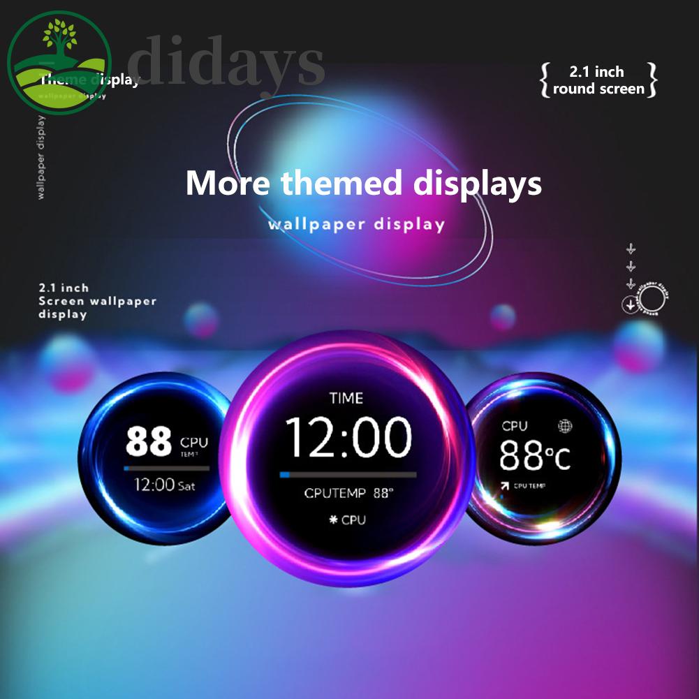 didays-premium-products-หน้าจอมอนิเตอร์-lcd-อะลูมิเนียมอัลลอย-ทรงกลม-ขนาด-2-1-นิ้ว