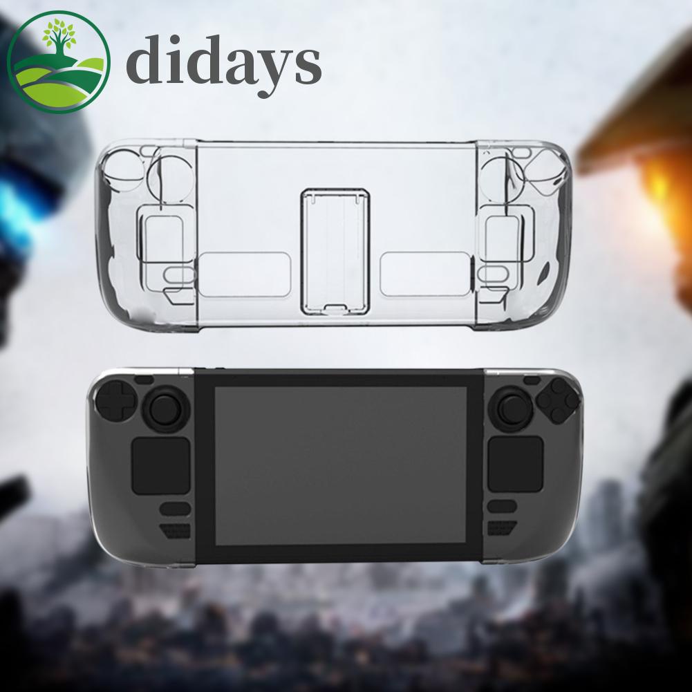 didays-premium-products-เคสคริสตัลใส-พร้อมขาตั้ง-สําหรับเกมคอนโซล-pc