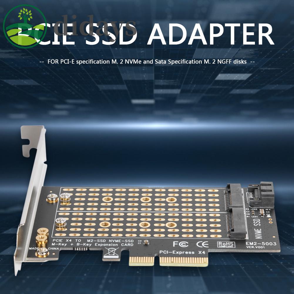 didays-premium-products-อะแดปเตอร์การ์ดขยาย-m-2-nvme-เป็น-pcie-m-b-key-ssd-เป็น-pci-e-3-0-x4-sata