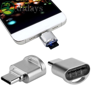 【DIDAYS Premium Products】Type-C เครื่องอ่านการ์ดความจํา Type-C USB3.1 micro TF สําหรับแล็ปท็อป โทรศัพท์มือถือ