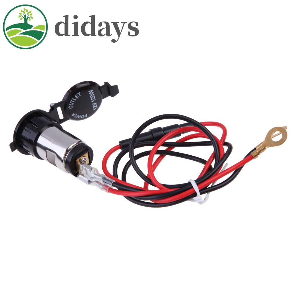 didays-premium-products-อะแดปเตอร์ปลั๊กซ็อกเก็ตโลหะ-12v-120w-สําหรับรถยนต์-และรถจักรยานยนต์