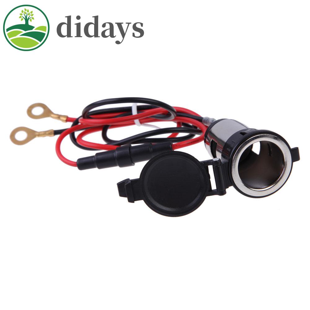 didays-premium-products-อะแดปเตอร์ปลั๊กซ็อกเก็ตโลหะ-12v-120w-สําหรับรถยนต์-และรถจักรยานยนต์