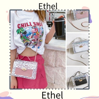 Ethel1 กระเป๋าสะพายไหล่ กระเป๋าถือ แบบใส ขนาดเล็ก สําหรับผู้หญิง