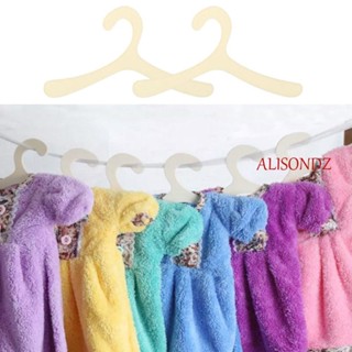 Alisondz ไม้แขวนเสื้อ พลาสติก สีเบจ ทนทาน อุปกรณ์เสริม สําหรับสัตว์เลี้ยง แมว