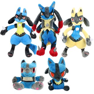 [TATA] Q Version Lucario Million mega Evolution Version ตุ๊กตาของเล่น ตุ๊กตาการ์ตูนอนิเมะ Ragdoll