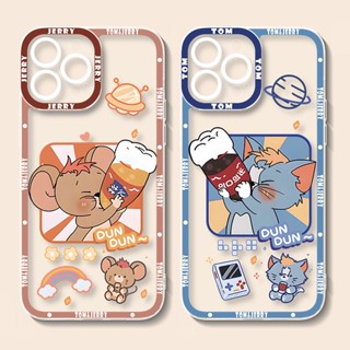 เคสโทรศัพท์มือถือ แบบนิ่ม ลายการ์ตูนอนิเมะ tom and jerry น่ารัก สําหรับ case OPPO A18 A38 A58 A98 A78 A17 A17K A77S A5 A9 A31 A53 2020 A54 A16K A52 A92 A5S A7 A12 A74 A95 A16 A3S A12E A57 A76 A96 A15 A15S A93 A94 F11 Pro Reno 10 7 8 5F 4 5 4F 5G