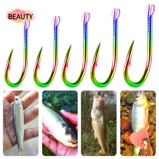 Beauty ตะขอตกปลา แบบร่องคู่ DIY อุปกรณ์เสริม สําหรับตกปลา 30 ชิ้น